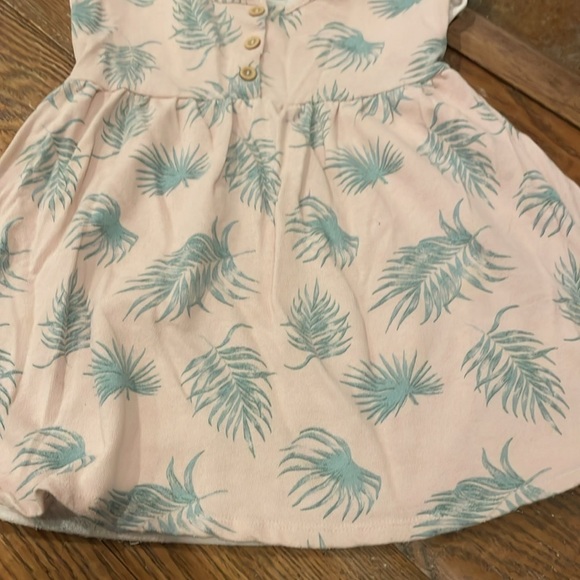 EUC Grayson Threads Mini Pink Dress with Palm Tree Print Size 5T - Picture 3 of 6